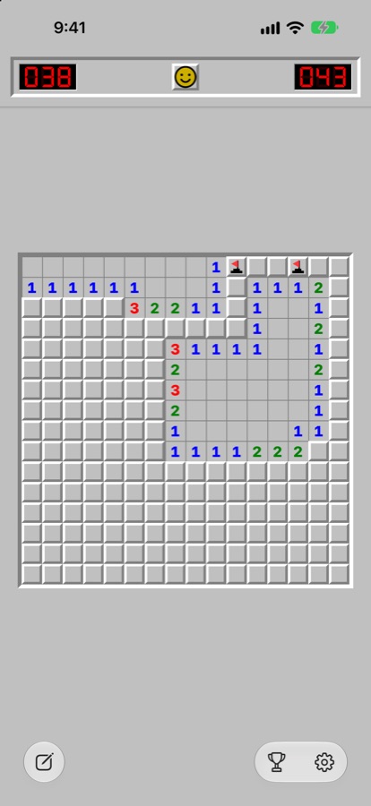 The Classic theme with LED counters and raised grey tiles